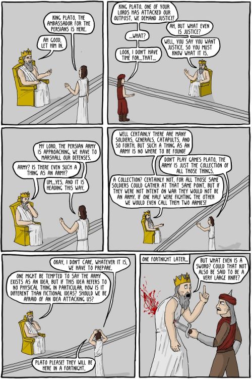 ¿Estás de acuerdo con Platón o crees que si gobernaran los filósofos sería un desastre? Imagen tomada de esta web