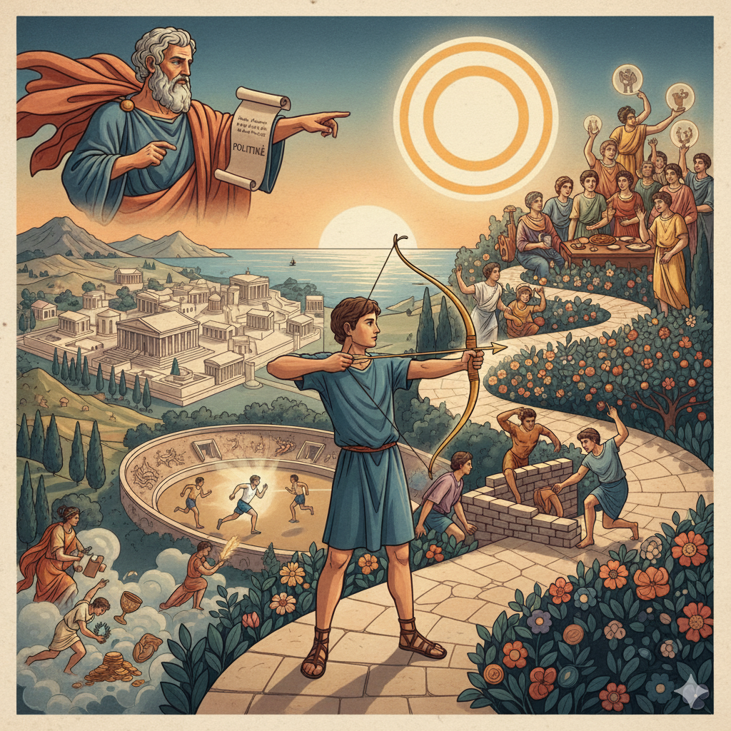 Ética nicomáquea, de Aristóteles, explicada a los jóvenes